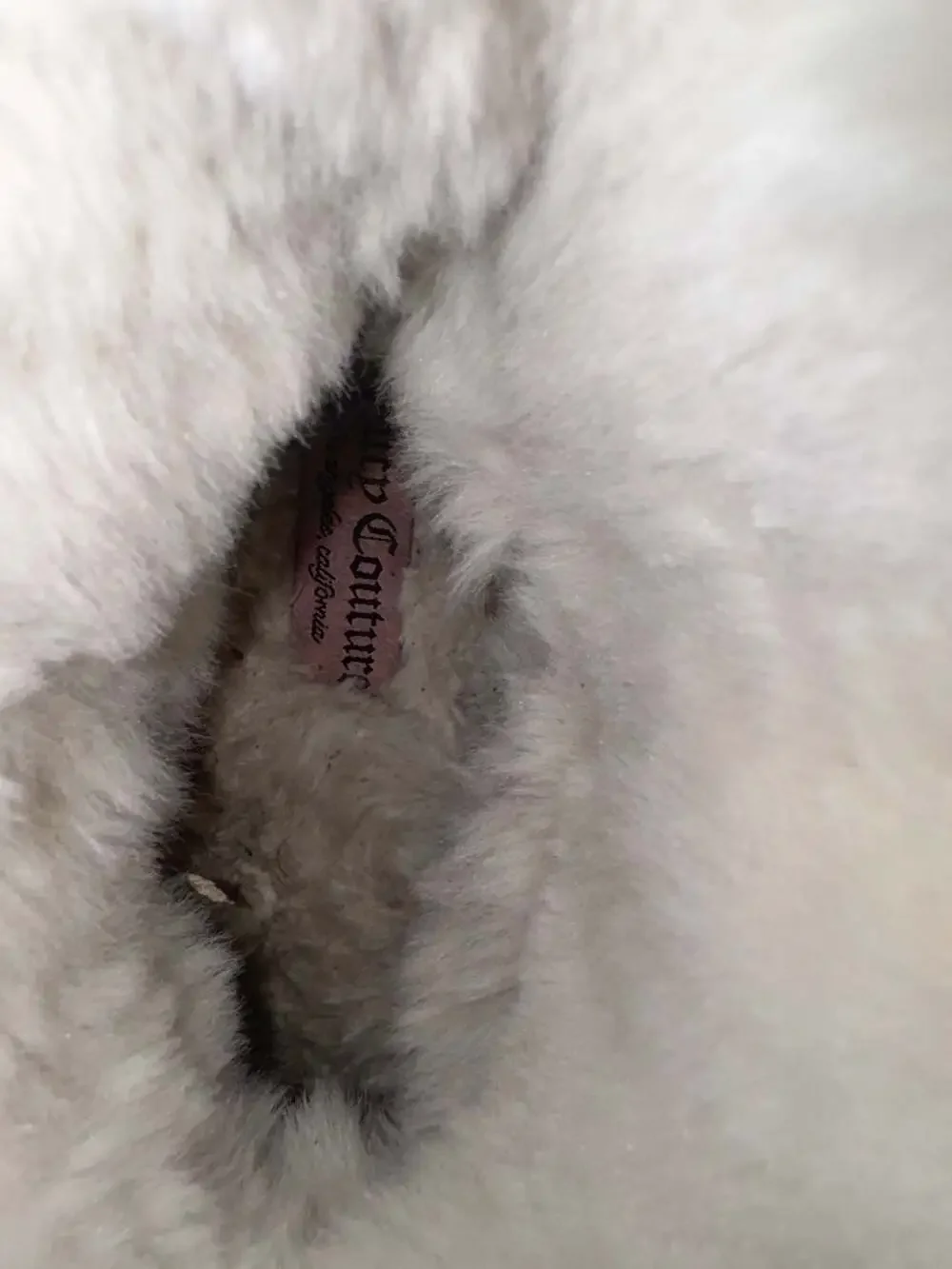 Juicy Couture Faux Fur Ankle Boots Chestnut Brown